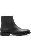 AllSaints elastic-panel leather boots - Black