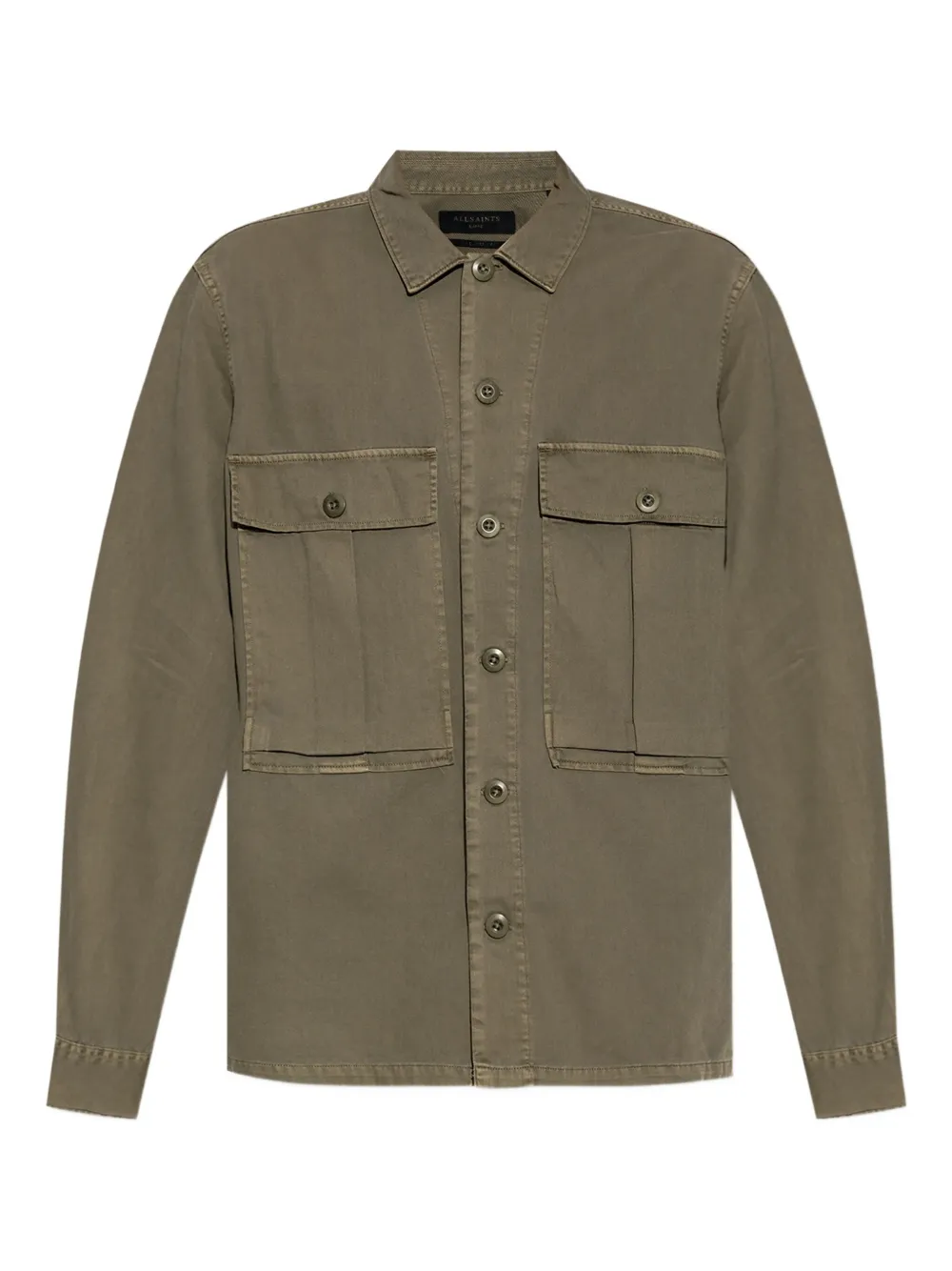 AllSaints playera con doble bolsillo | verde | Image 1