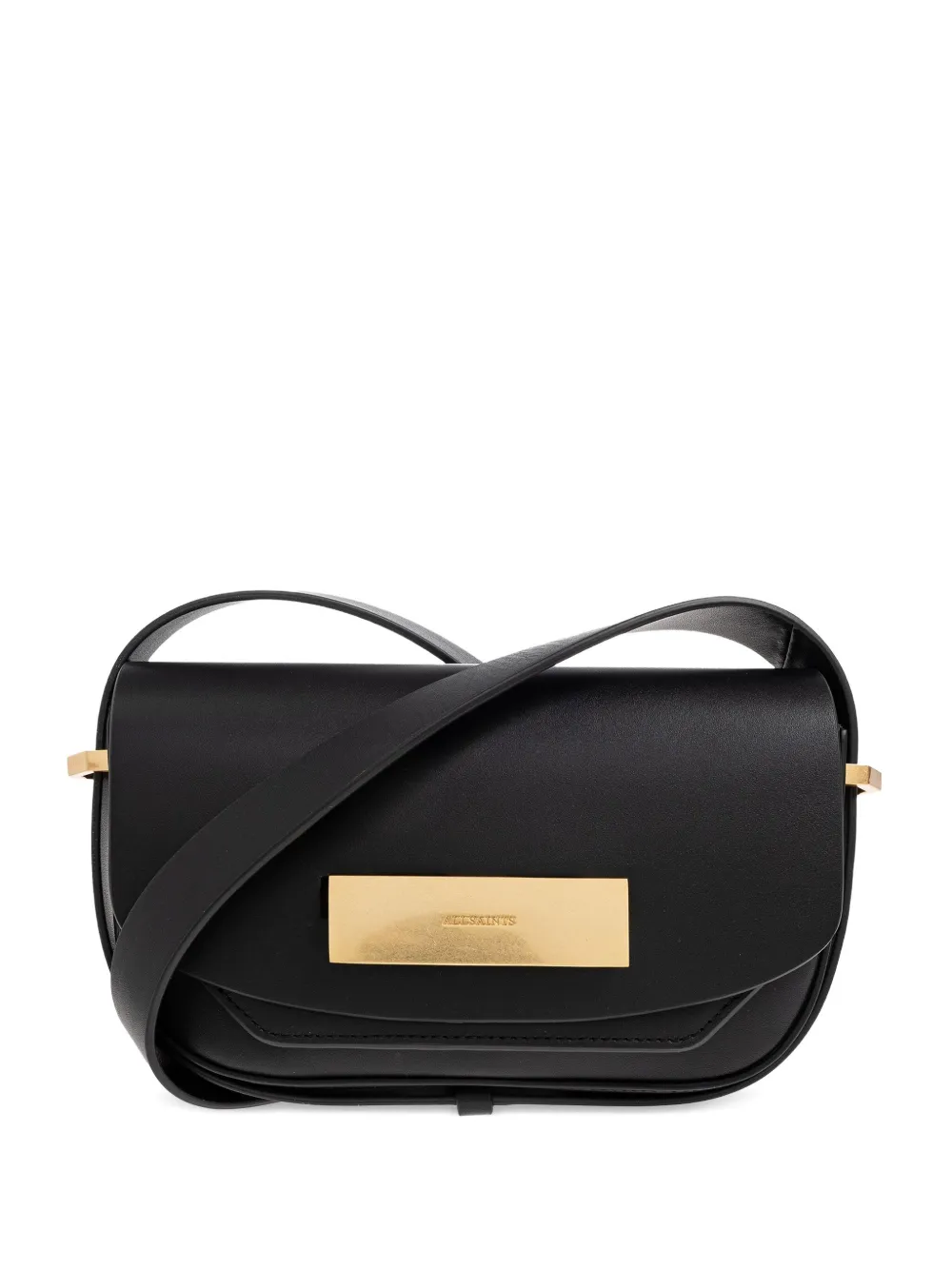 Allsaints Etta Satchel Bag In Black