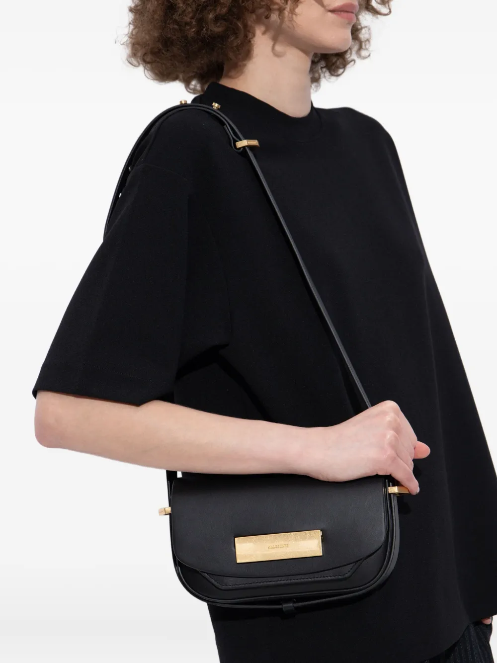 Allsaints Etta Satchel Bag In Black