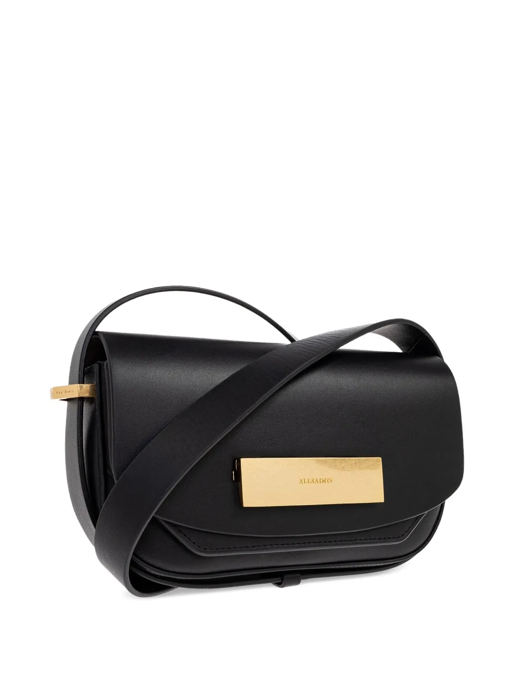 Allsaints Etta Satchel Bag In Black