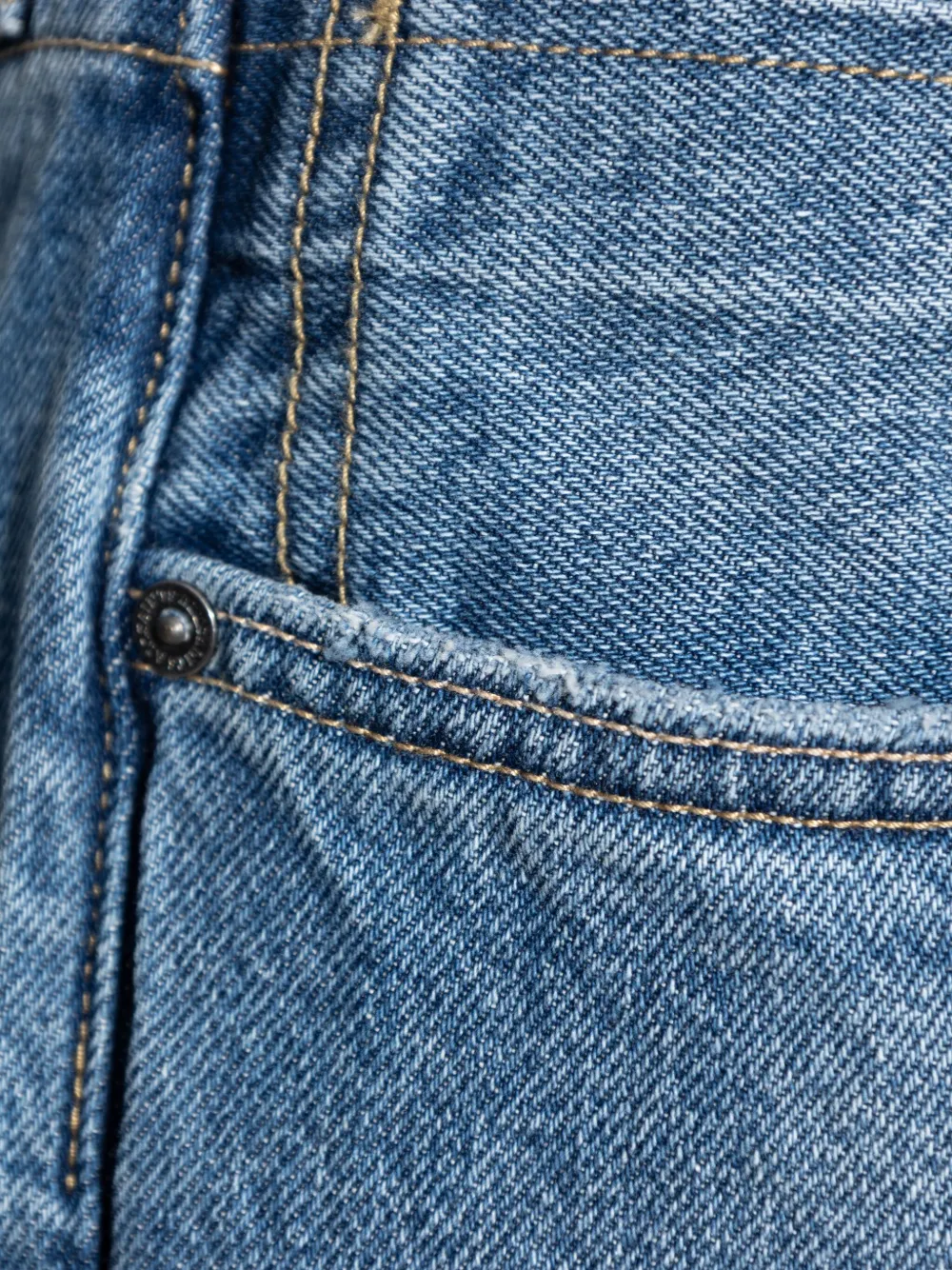 AllSaints Gerafelde jeans Blauw