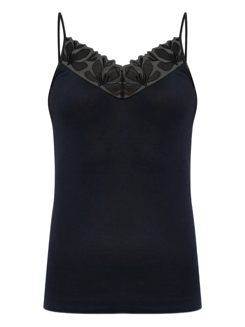 Hanro floral-lace top | Black | Image 1