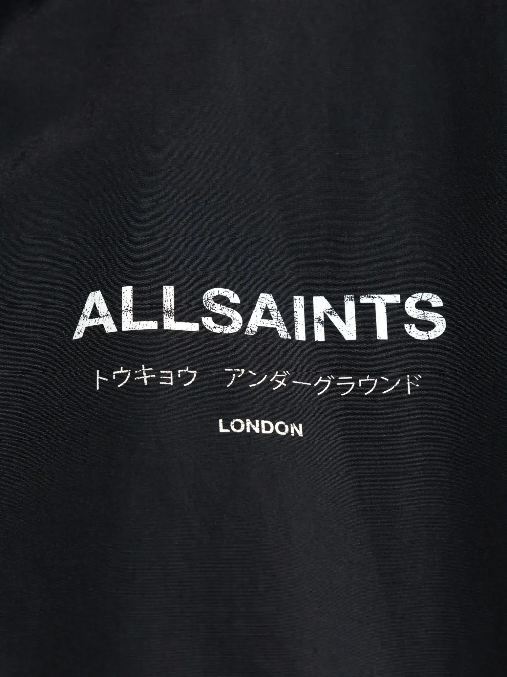 AllSaints Jack met vredesteken Zwart