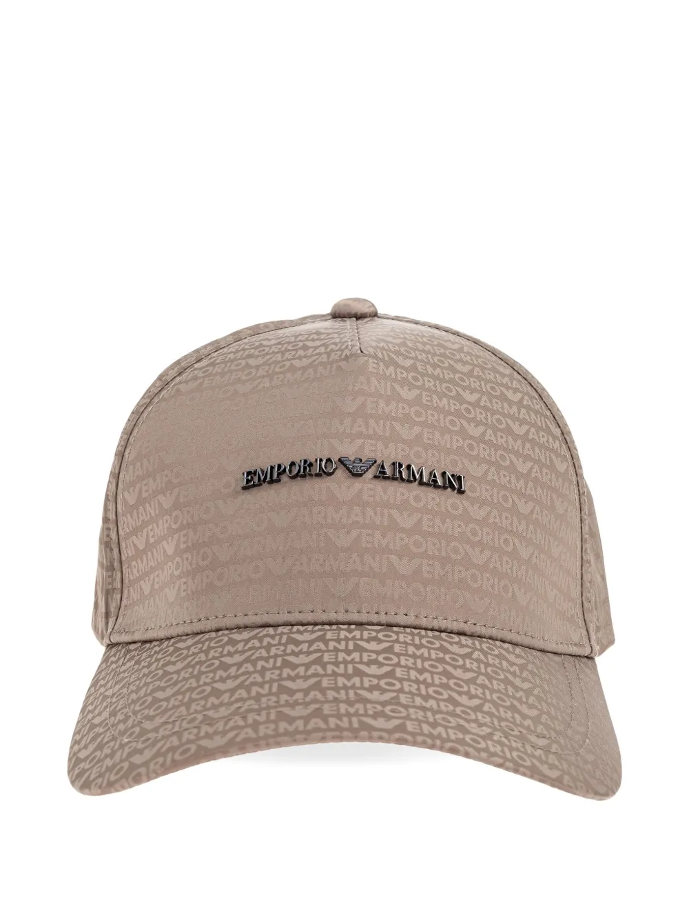 Emporio Armani Logo-plaque Baseball Cap In Neutral
