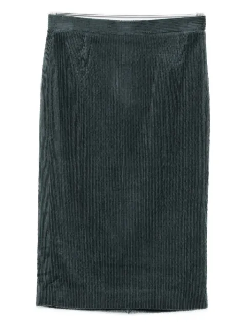 Massimo Alba corduroy midi skirt