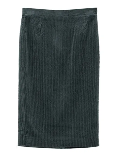 Massimo Alba corduroy midi skirt