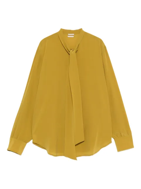 Massimo Alba Sheila neck-tie blouse