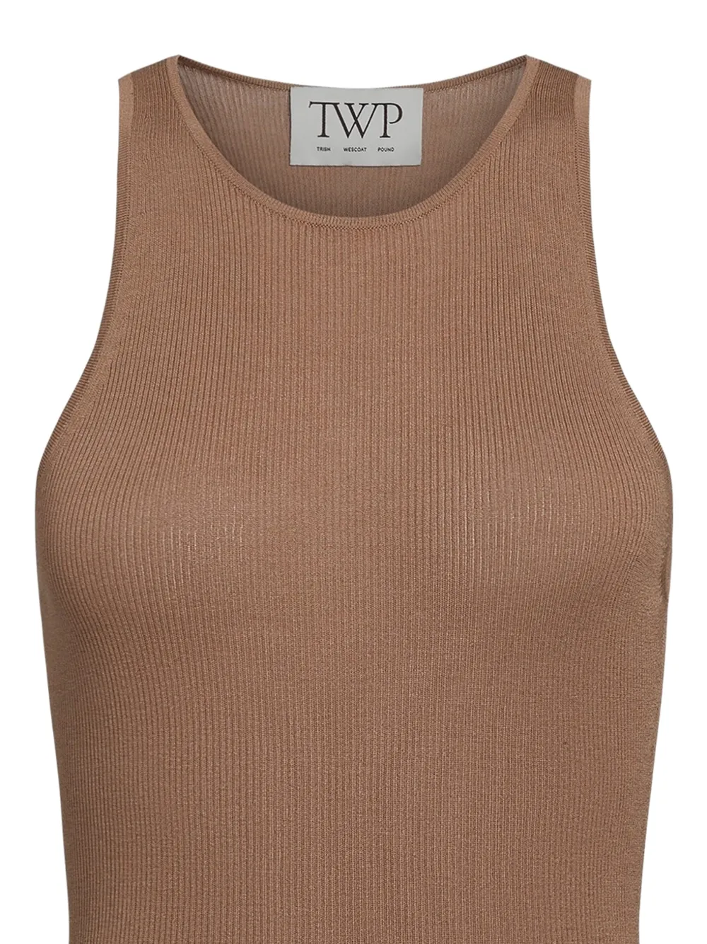 Twp Harbor Fine-ribbed Tank Top - Brown 