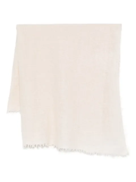 Warm-Me frayed-edge cashmere scarf