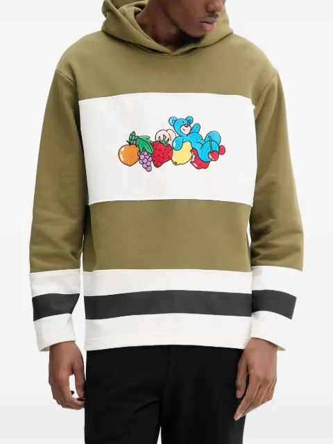 INBETWEENERS striped graphic hoodie