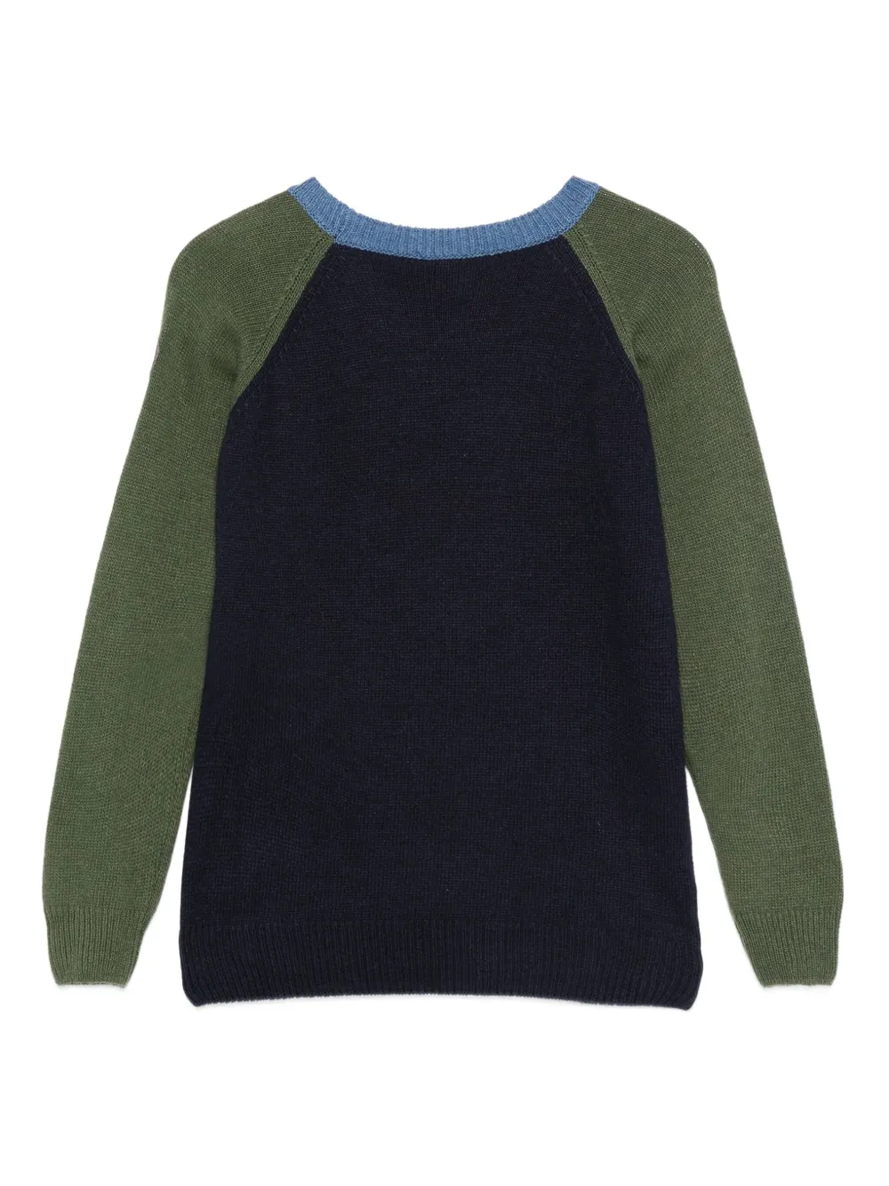 Colmar Kids Trui met colourblocking en ronde hals Blauw