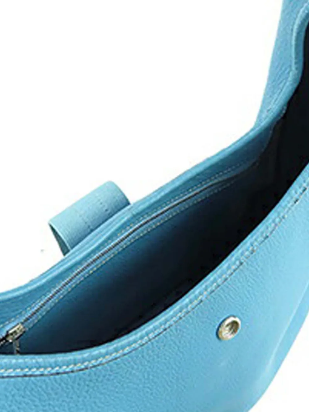Pre-owned Hermes 1997 Ardennes Tsako Shoulder Bag In Blue