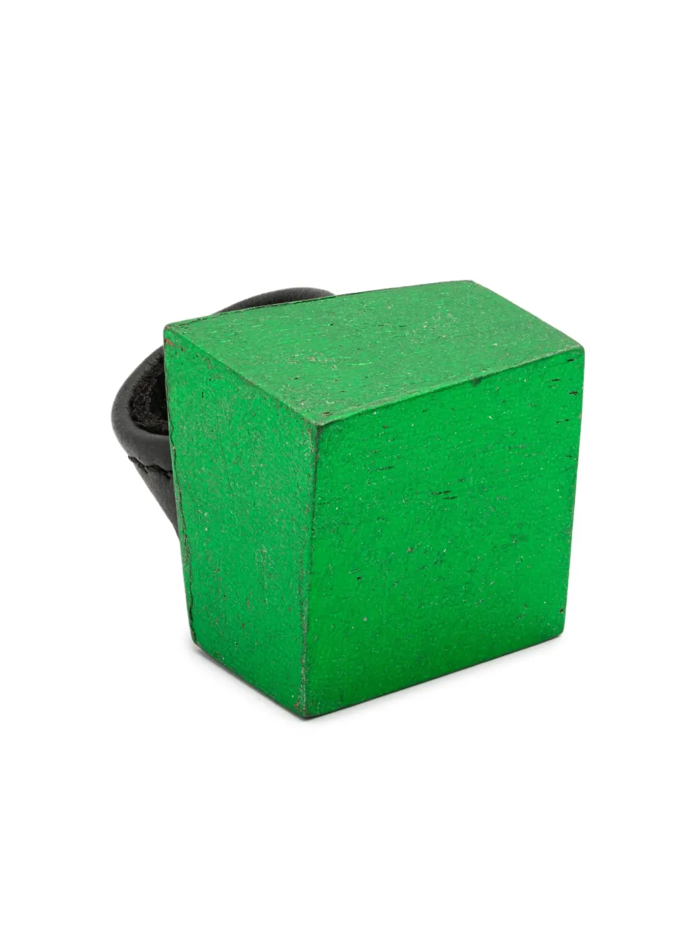 Monies anillo con diseño geométrico | verde | Image 1