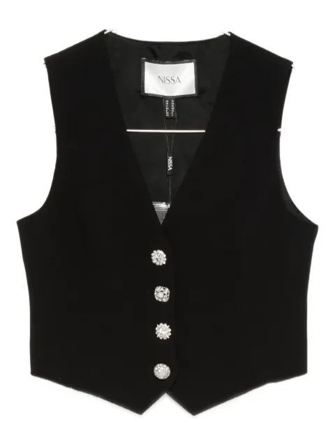 NISSA jewel-button gilet