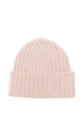 Warm-Me ribbed cashmere beanie hat - Neutrals