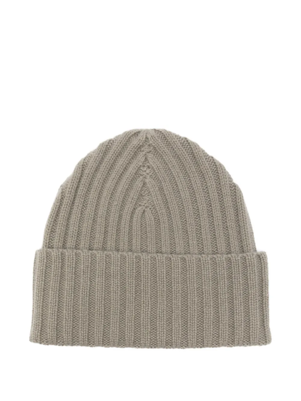 Warm-me Gerippte Beanie Aus Kaschmir In Gray