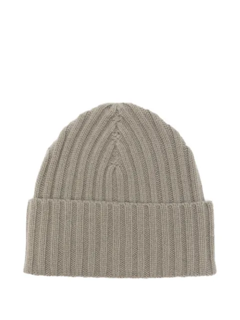 Warm-Me ribbed cashmere beanie