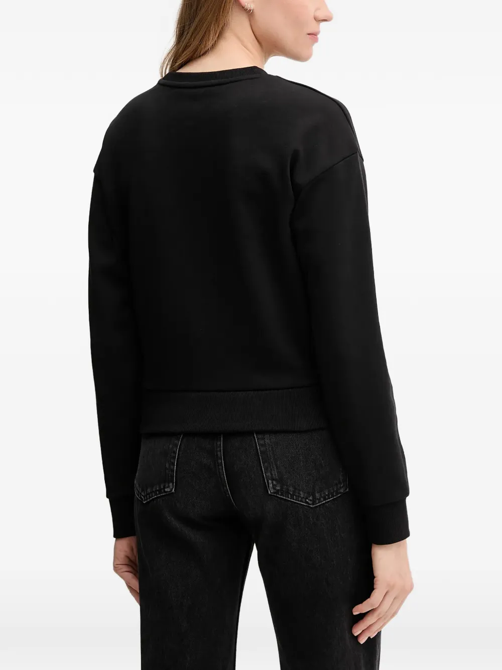  Armani Exchange Sudadera Con Logo Estampado - Negro 