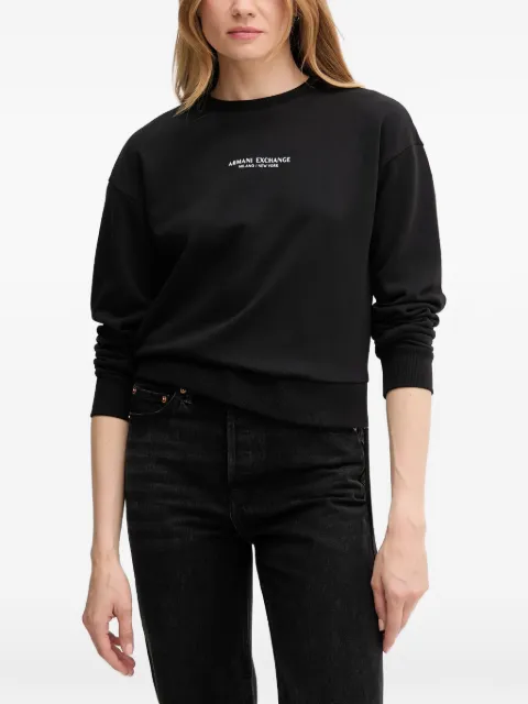 Armani Exchange sudadera con logo estampado
