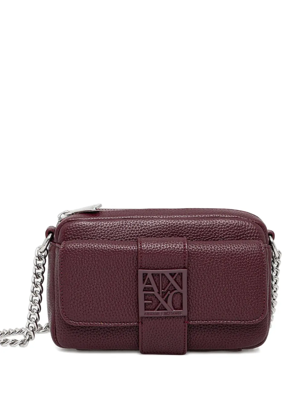 Armani Exchange Borsa a tracolla con catena - Rosso