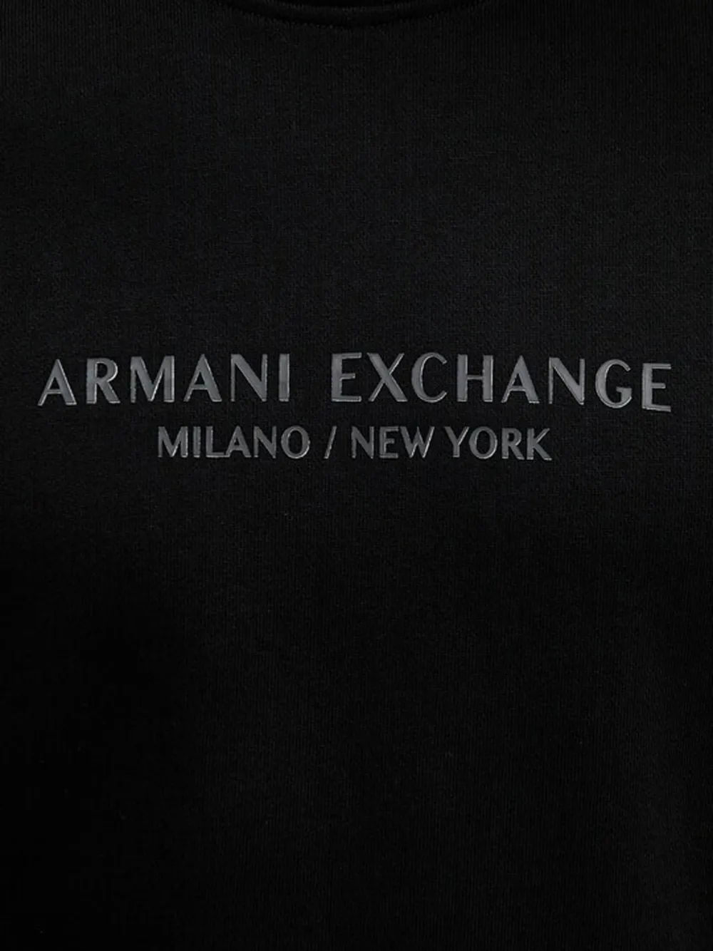 Armani Exchange Sweater met logo Zwart