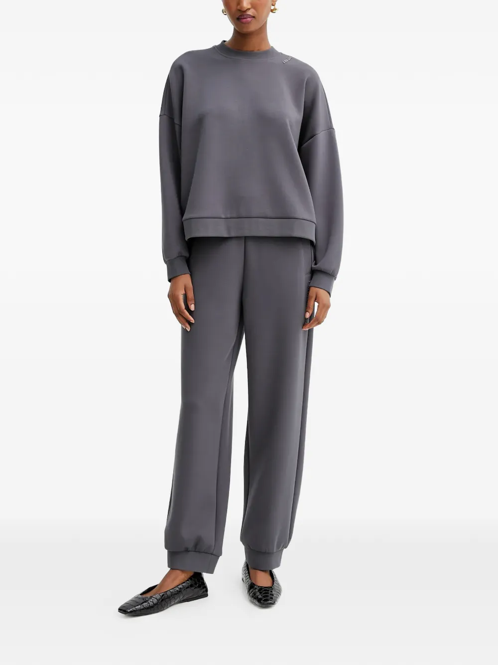  Armani Exchange Logo-embroidered Sweatshirt - Grey 