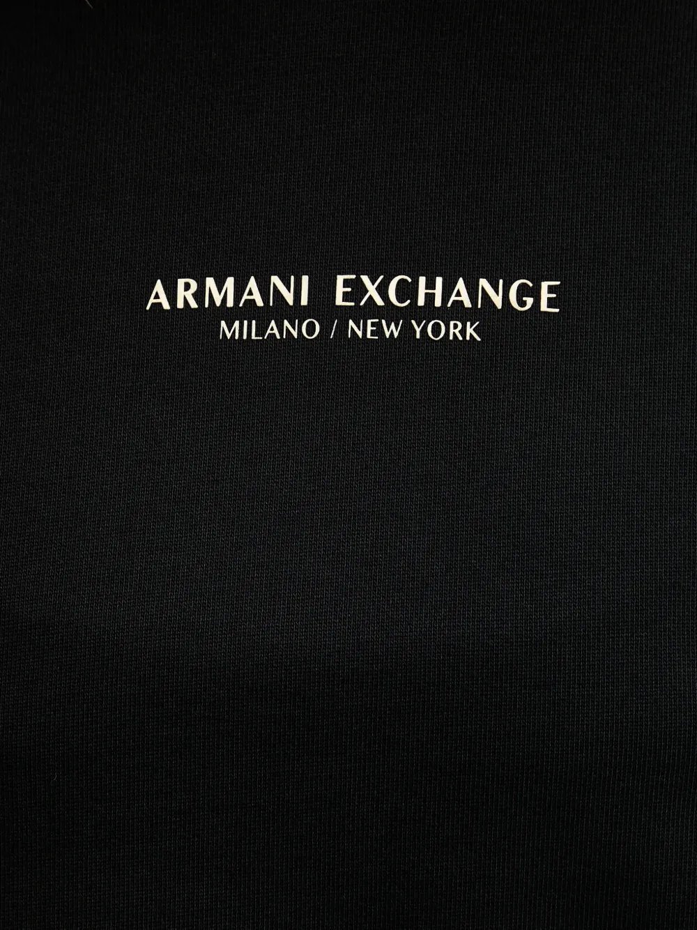 Armani Exchange Sweater met logo Zwart