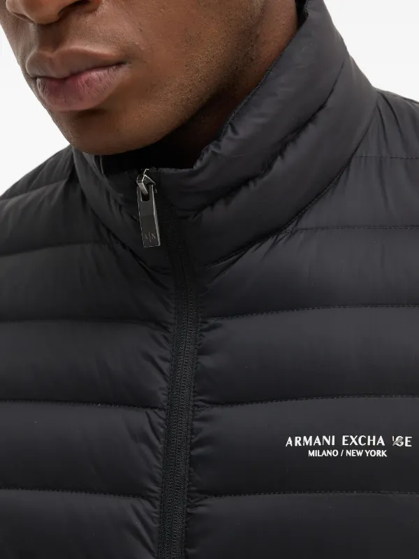 Armani Exchange zip-fastening Padded Jacket | Black | FARFETCH