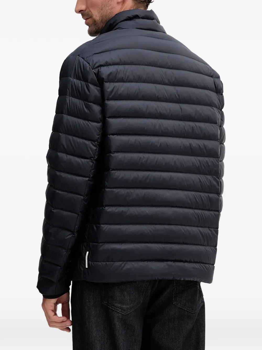 Armani Exchange Gewatteerd jack met rits Blauw