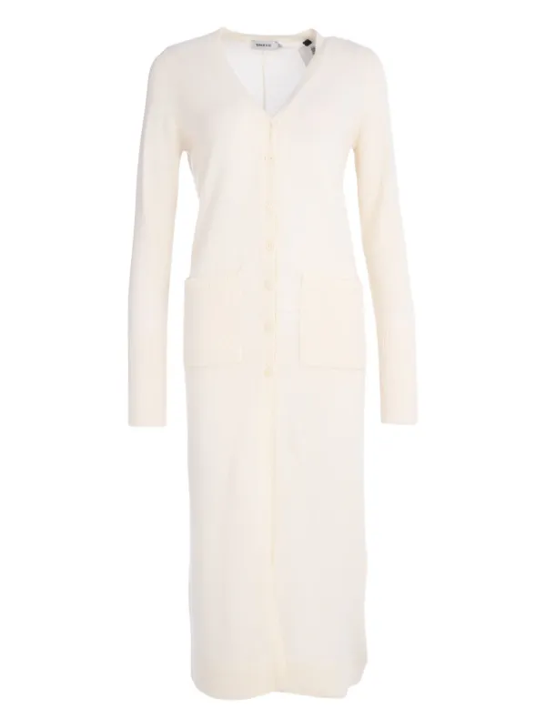Simkhai Celia Button-front Cardigan in White