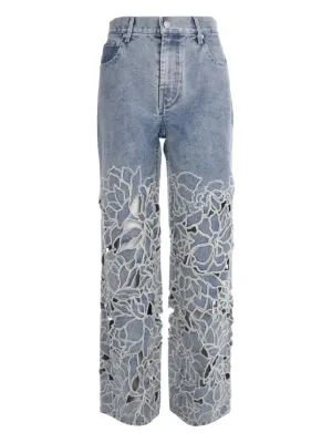 SIMKHAI BLUE コットン デニム Women's Jeans - Denim Pants | SIMKHAI