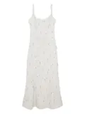 Simkhai Briella embellished midi party gown - White