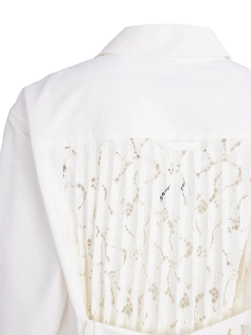 Simkhai Womens White Multi Edison Cropped Cotton-blend Jacket In White