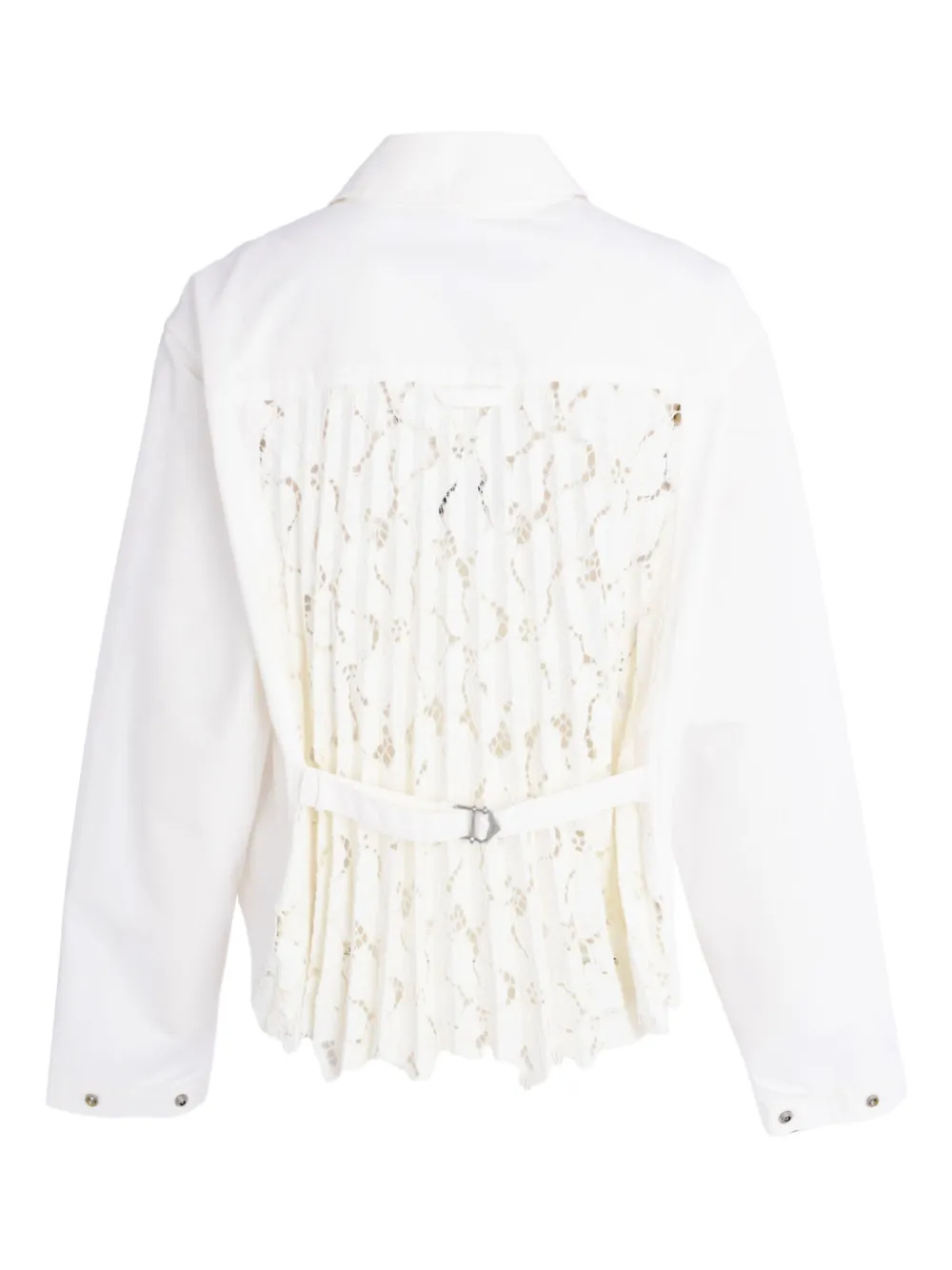 Simkhai zip-front lace-insert jacket | Cropped Jackets | Image 2
