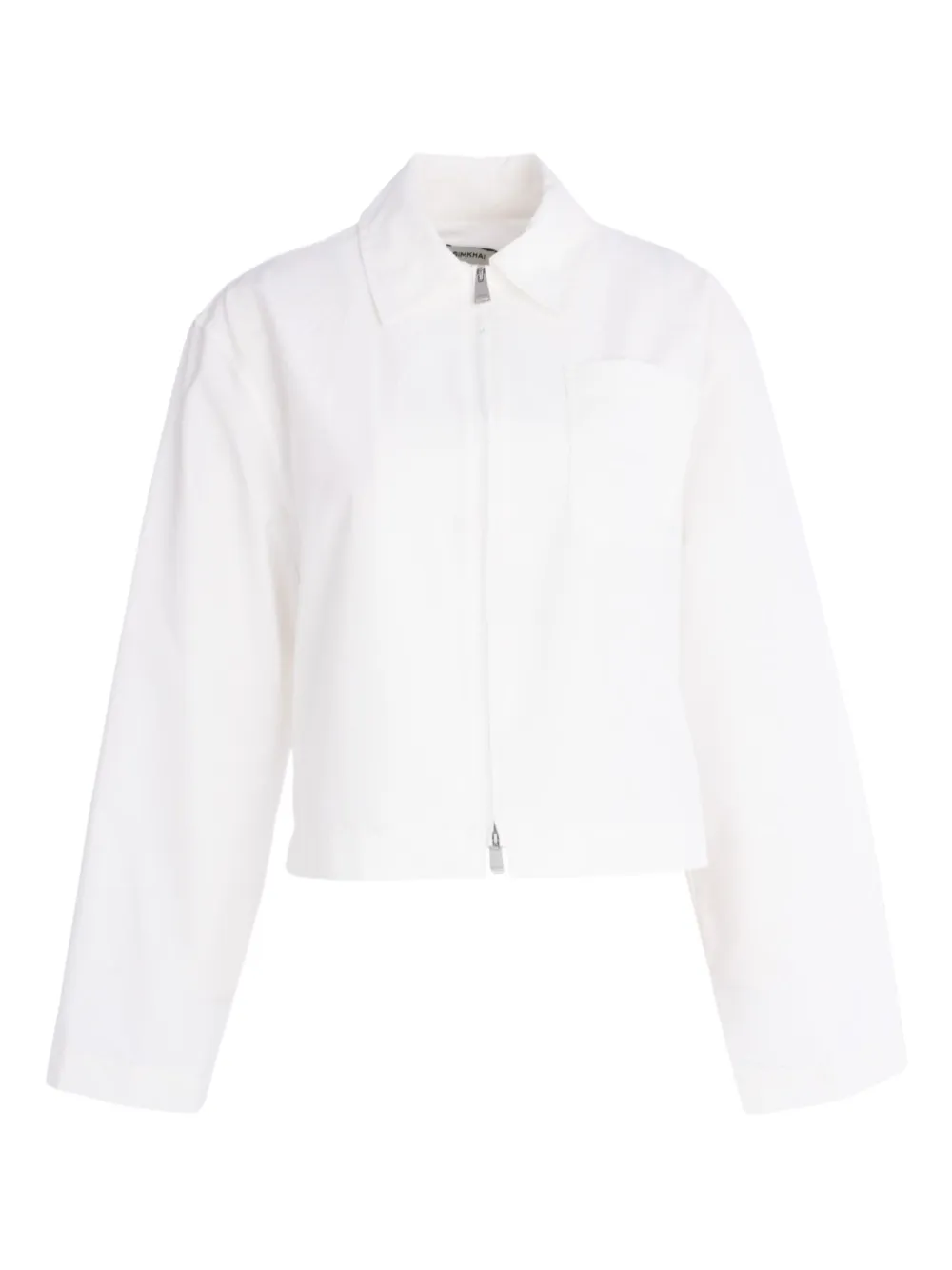 Simkhai zip-front lace-insert jacket | White | Image 1