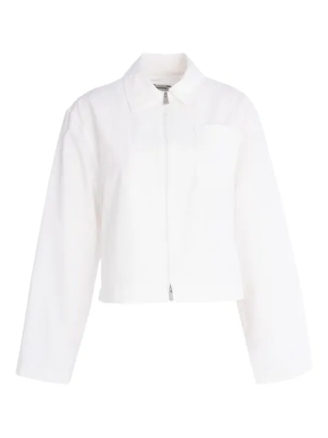 Simkhai zip-front lace-insert jacket