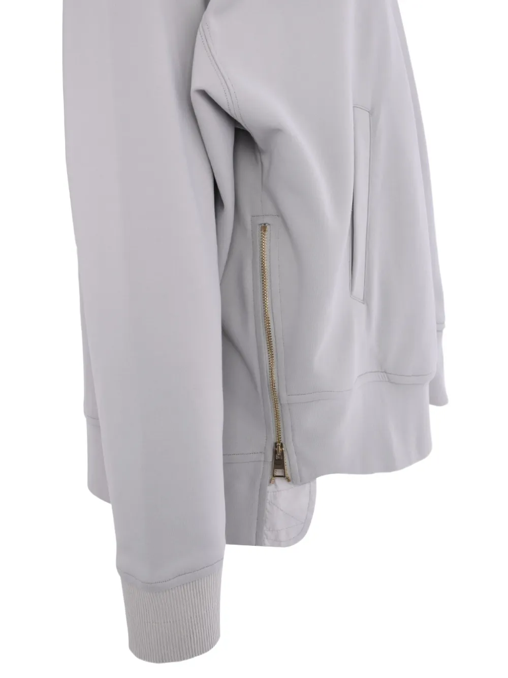 Lorena Antoniazzi Sweater met ritssluiting en sterdetail Grijs