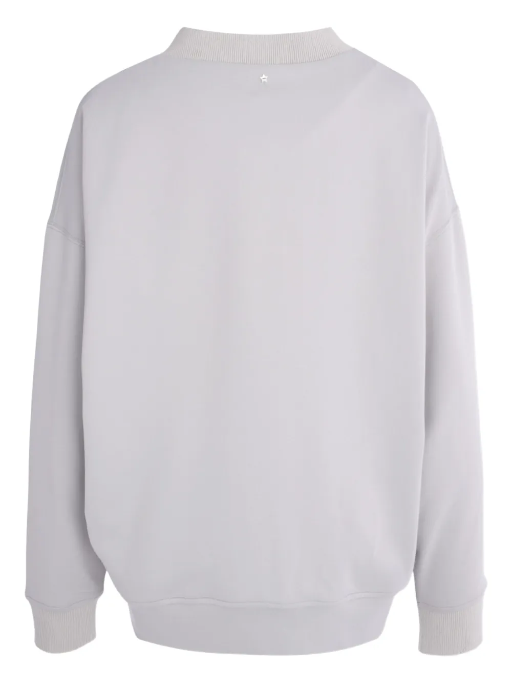 Lorena Antoniazzi Sweater met ritssluiting en sterdetail Grijs