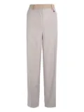 Lorena Antoniazzi side-stripe wool trousers - Neutrals