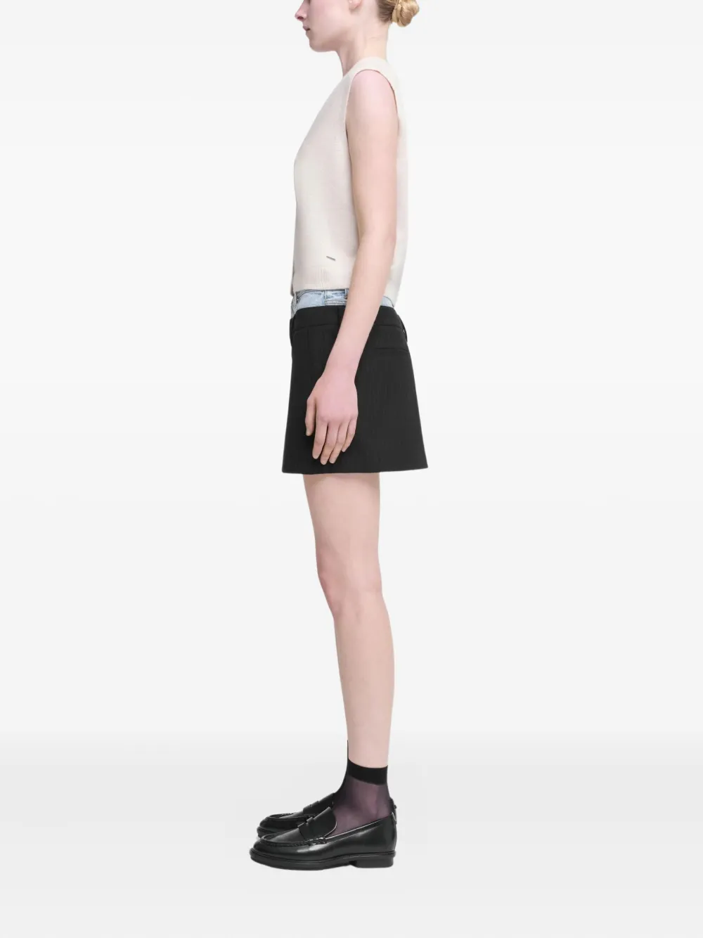 Simkhai Button-front Cashmere Vest In Neutral