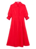 Simkhai shirt midi day dress - Red