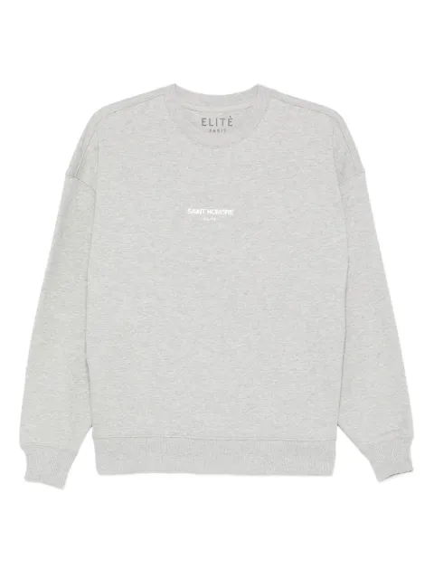 Elite crew-neck logo sweatshirt