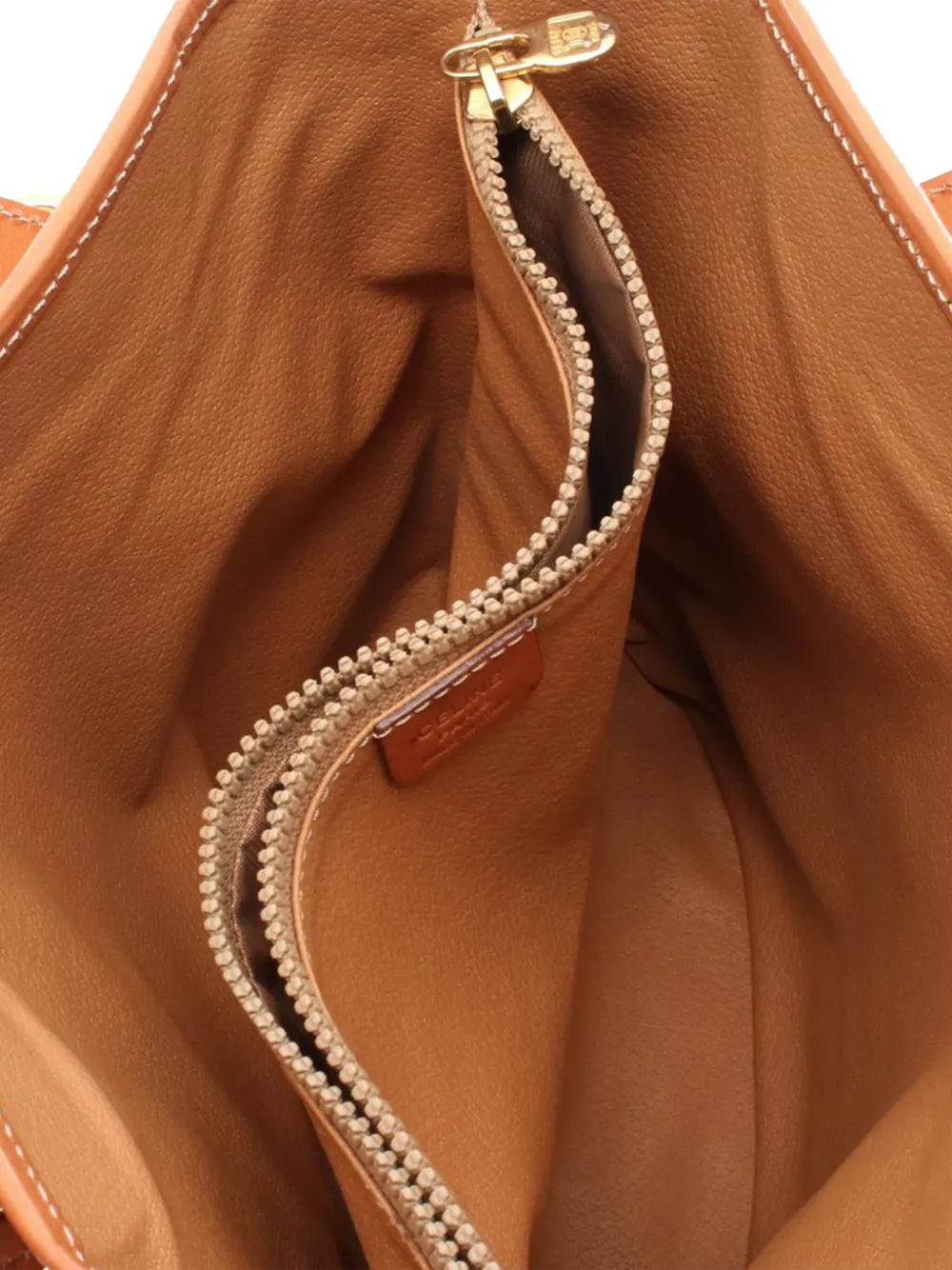 Pre-owned Celine 2000-2011 Macadam Coated Canvas Handbag In Brown