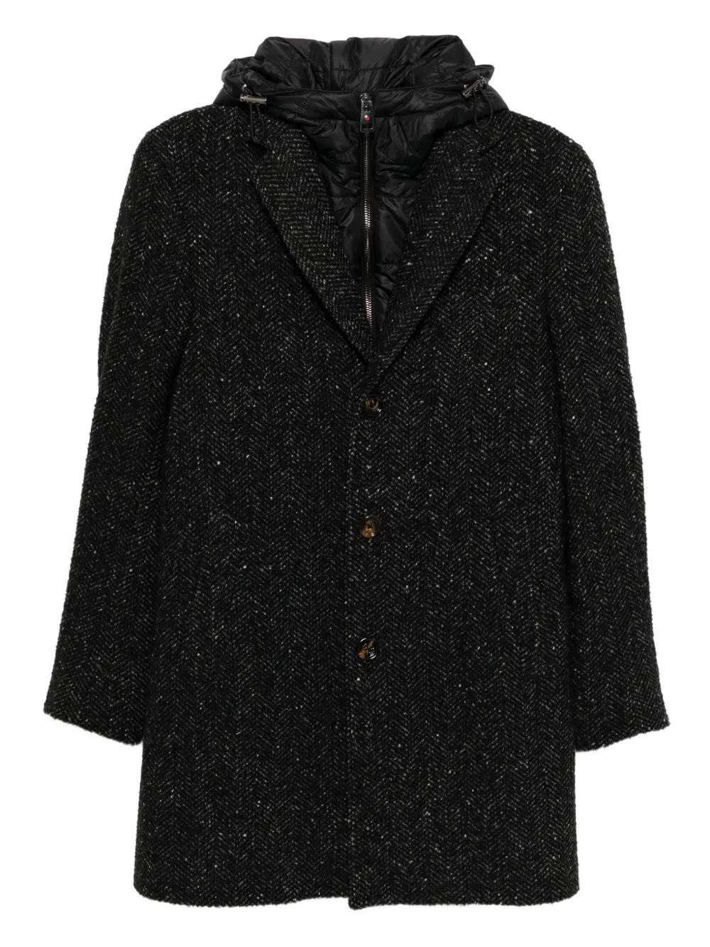 Kired Jaya single-breasted coat | Black | Image 1