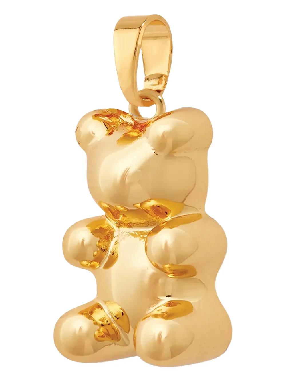 Crystal Haze Nostalgia Bear-shape Pendant In Gold