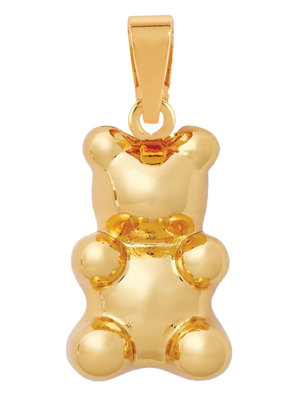 Crystal Haze Nostalgia Bear-shape Pendant In Gold