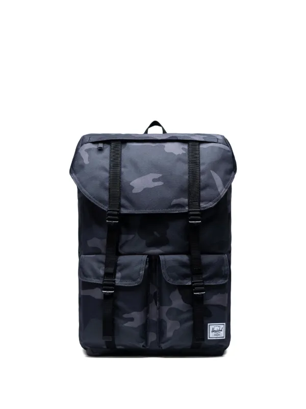 Herschel Supply Buckingham camouflage-print Backpack Blue