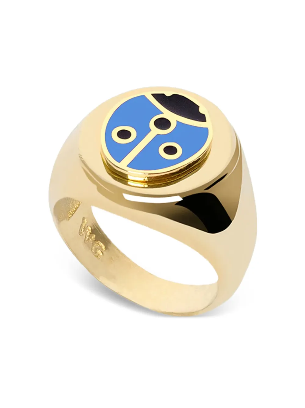Wilhelmina Garcia Ladybug detail ring - Oro