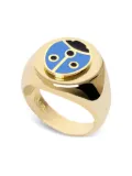 Wilhelmina Garcia Ladybug detail ring - Gold
